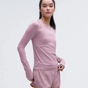 LULULEMON RUN SWIFTY TECH - HIP LENGTH - DUSTY ROSE - SZ 10